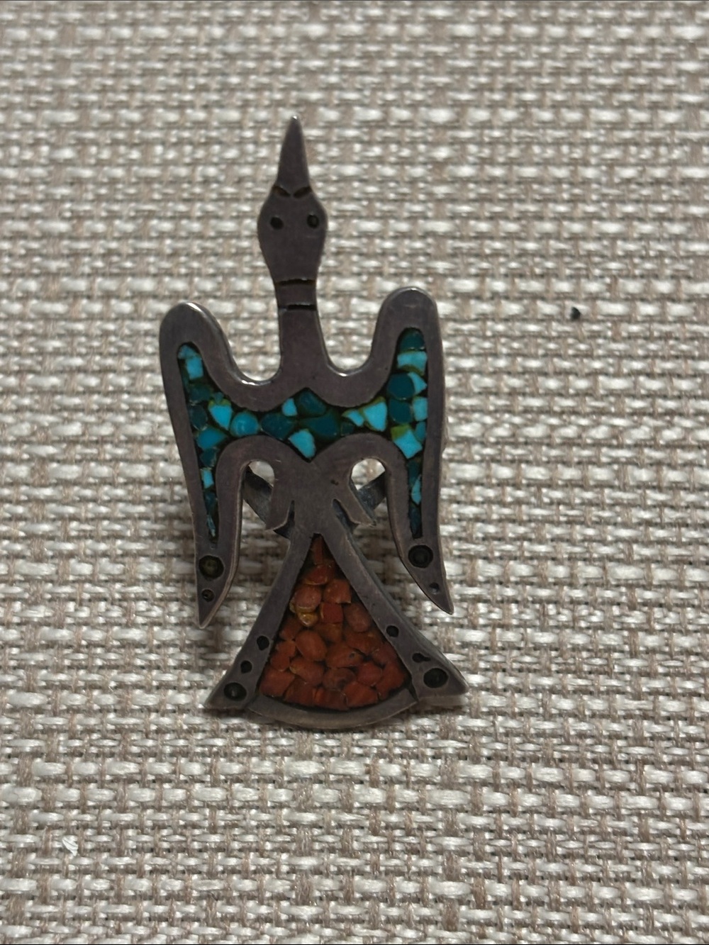 Heavy silver Navajo ring
